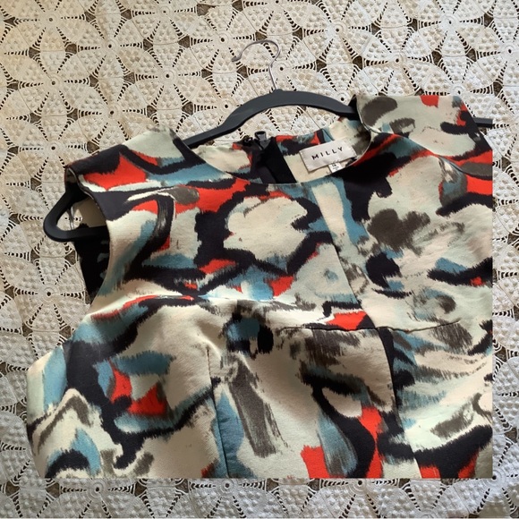 Sleeveless Print Mini Dress - Picture 3 of 8